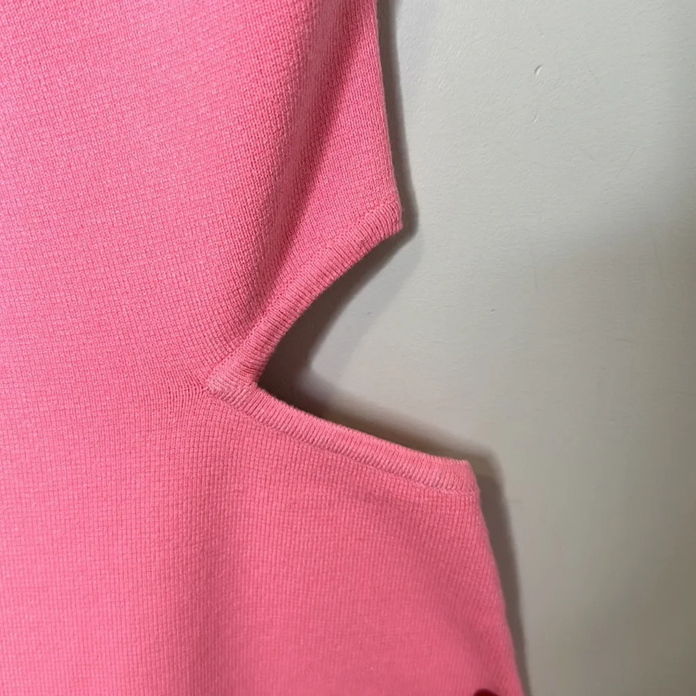 Ever New Everly One Shoulder Cut Out Midi Dress, Barbie - Picture 6 of 14